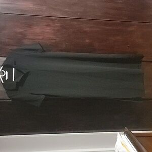 ZARA long black short sleeve dress size  small